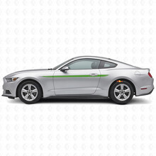 Accent Outline Stripes Side Vinyl Decal Sticker for Ford Mustang 2015-2020_3