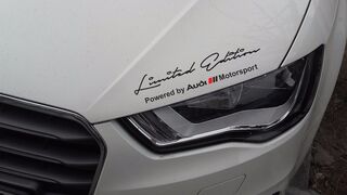2 x Limited edition Audi Motorsport Decal Sticker compatible with Audi models