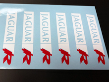 Set of 6x Jaguar R Brake Caliper Decal Sticker fits F type R type xkr xe xf xj 2