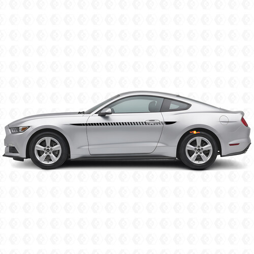 Strobe Stripes Side Vinyl Decal Kit for Musclecar Musclecarmodel 2015-2020