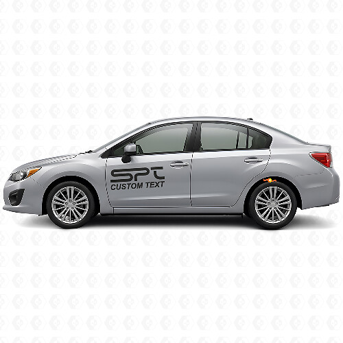 SPT-Style Custom Side Vinyl Decals for Subaru