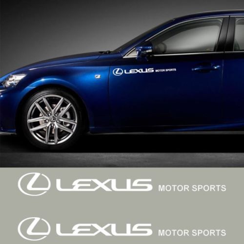 Lexus Motor Sports Side Door Vinyl Decal for Lexus Vehicles 