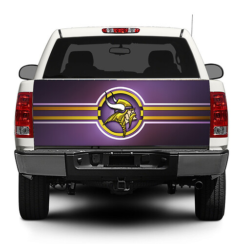 Minnesota Vikings NFL Tailgate Vinyl Decal Sticker For Trucks