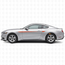 Rally Style Stripes Side Vinyl Decal Kit for Musclecar Musclecarmodel 2015-2020_5