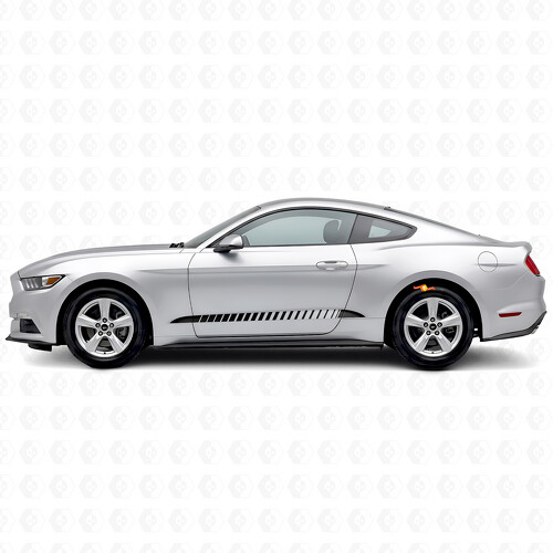 Strobe Stripes Lower Side Vinyl Decal Kit for Musclecar Musclecarmodel 2015-2020