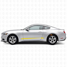 Strobe Stripes Lower Side Vinyl Decal Kit for Musclecar Musclecarmodel 2015-2020_5
