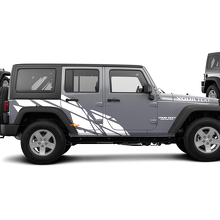 Straight Splash Graphic Vinyl Sticker Decal for Jeep Wrangler Unlimited JK 2