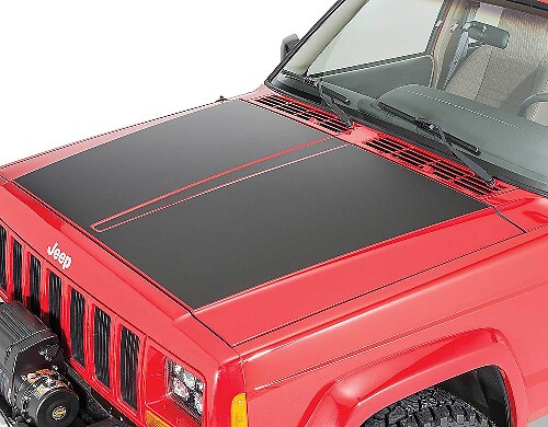 Blackout Hood Vinyl Decal for Jeep Cherokee XJ 1984-2001