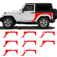 Custom Graphics  Rear Side Vinyl Decal Sticker for Jeep Wrangler JK  3