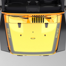 Perimeter Hood Stripe Vinyl Decal Sticker for Jeep Wrangler Rubicon 2