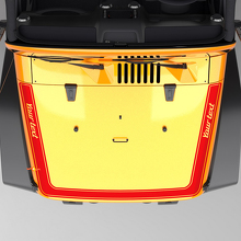 Perimeter Hood Stripe Vinyl Decal Sticker for Jeep Wrangler Rubicon 3