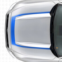 Stripe with Outside Contour Hood Vinyl Decal for Musclecar Musclecarmodel 2015-2020_2