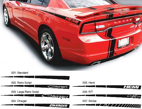 Quarter Spear Vinyl Decal Sticker Side Graphics for Dodge Charger 2011–2014