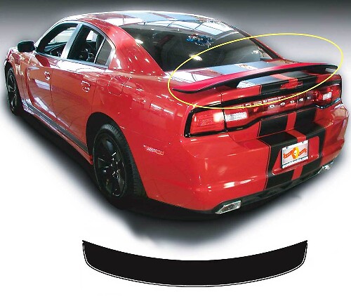 Rear Spoiler Vinyl Decal for Dodge Charger 2011-2014