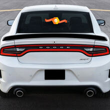 Dodge Charger Rear Spoiler Hemi RT Decal Sticker graphics fits to models 2011-2014 2