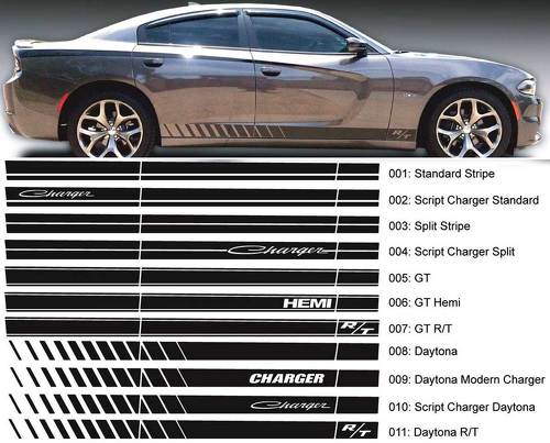 2006 07 08 0910 Dodge Charger Super Bee with Rocker Decals Graphics