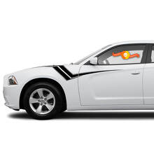 Z Hash Side Graphics Vinyl Decal Kit for Dodge Charger 2011-2014_2