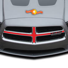 Dodge Charger Grill Cross Hair Hemi Decal Sticker Complete Graphics Kit fits to models 2011-2014 3