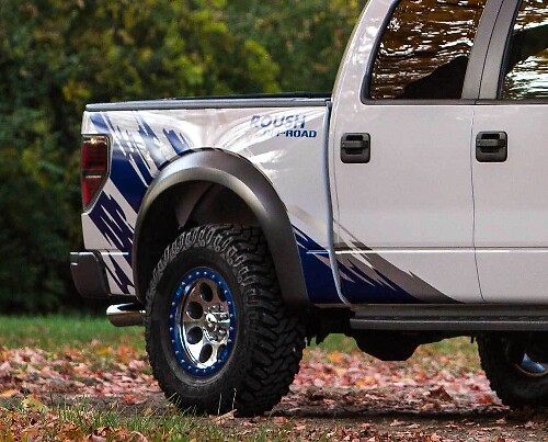 Splash Off-Road Performance Vinyl Decal 2 Colors for Ford F-150 Raptor ROUSH