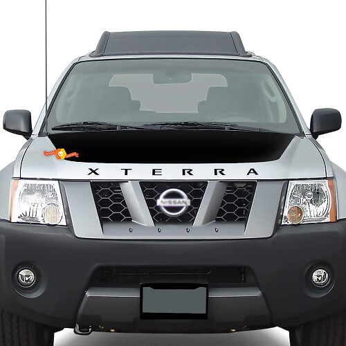 Blackout Hood Vinyl Decal for Nissan Xterra