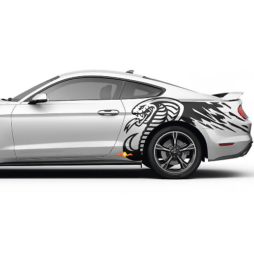 Cobra Side Decal Graphics Stickers for Ford Mustang GT