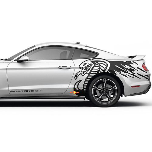 Cobra Side Decals Graphics Mustang GT Stickers for Ford Mustang
