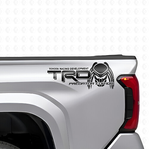 TRD Predator Edition Bedside Vinyl Decals Kit for Toyota Truck 