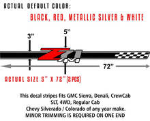 2 - Z71 Off Road Decals - stickers Parts Chevy Silverado GMC Sierra 4x4 2010-2021 2