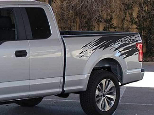 Ford F150 Stickers Decals RIP splash side Stripe Vinyl Graphics kit fits models 2015-2018