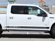 Distressed Side Stripe Vinyl Decal Graphics for Ford F-150 2015-2020_2