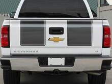 Chevy Silverado Rally Racing hood and tailgate Graphic decals stickers fits models 2013-2015 2