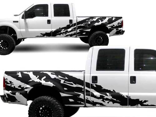 Ford Truck F-250 Side splash Graphic decals stickers fits models 1999-2006