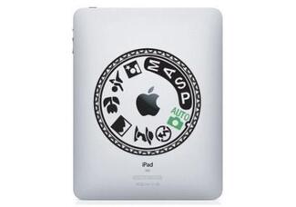 Nikon D90 Mode Dial IPad Decal Sticker