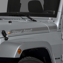 Lettering Stripes Side Hood Vinyl Sticker Decal For Jeep Renegade 2
