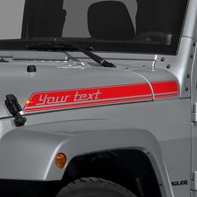 Lettering Stripes Side Hood Vinyl Sticker Decal For Jeep Renegade 3