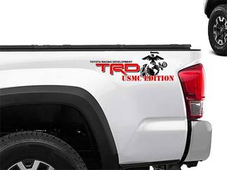 Toyota Racing Development TRD USMC edition 4X4 bed side Marines Graphic decals stickers 2