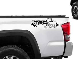 Toyota Racing Development TRD Ducks unlimited edition 4X4 bed side Graphic decals stickers