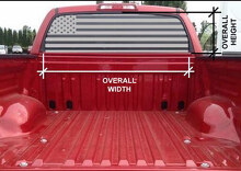 Custom American Flag Rear Window Vinyl Decal for Truck or SUV_3