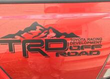 2 TRD Toyota Tacoma Tundra Decals Vinyl Sticker off road graphics 4x4  2