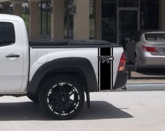 Custom Truck TRD Bed Stripe Decal Set of (2) for Toyota Pickup