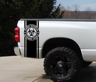 Zombie Outbreak Pickup Truck Bed Stripe Ford Dodge Toyota Chevy Nissan Pickup