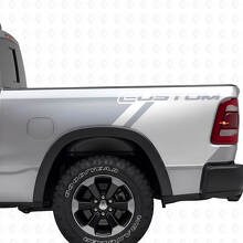 Custom Lettering Bedside Vinyl Decal Kit for Dodge Ram Truck_5