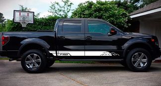 Decal Sticker Graphic Vinyl Lower Side Door Stripes for Ford F150 Bed Tailgate