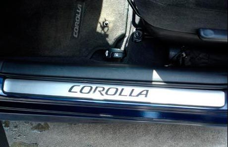 Doorsill Vinyl Decal Set For Toyota Corolla 