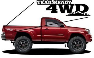 Trail Ready 4wd - Bedside Decals