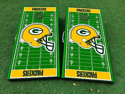 American football teams National Football League (NFL) Field Cornhole Board Game Sticker Decal VINYL WRAPS with LAMINATED