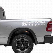 Off Road Custom Bed Side Vinyl Decal Kit for Dodge Ram _5