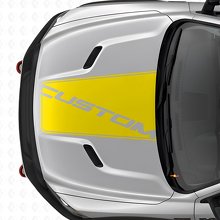 Blackout Center Hood Vinyl Decal for Dodge Ram Truck_6