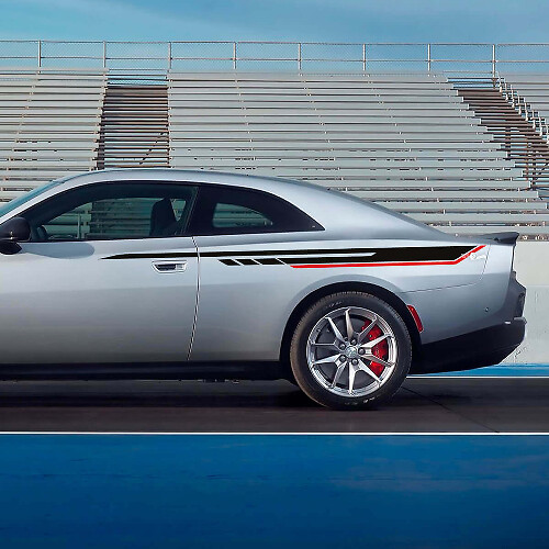 Side Quarter Panel Stripe Decal Stripes (2 Colors) for Dodge Charger Electric