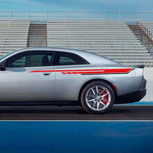 Side Quarter Panel Stripe Decal Stripes (2 Colors) for Dodge Charger Electric 2